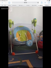 Детская креслокачалка недорого срочно