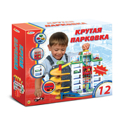 Гараж 922 ( 6 уровней с машинками ) 40*35*11 см. коробка