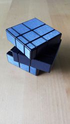 Кубик рубика зеркальный 3х3 blue синий | Qiyi